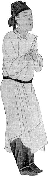 唐太宗线描摹本